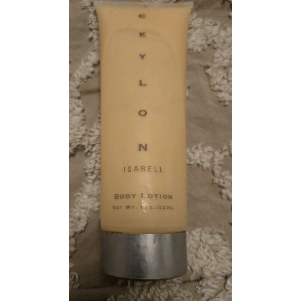 Vintage Ceylon Isabell Body Lotion 8 Oz. 3/4 FULL - Picture 5 of 8